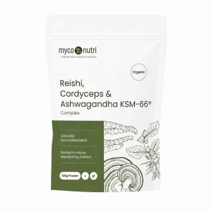 MycoNutri Reishi Cordyceps Ashwagandha Organic Powder